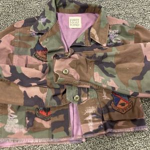 Furst of a kind cropped military jacket